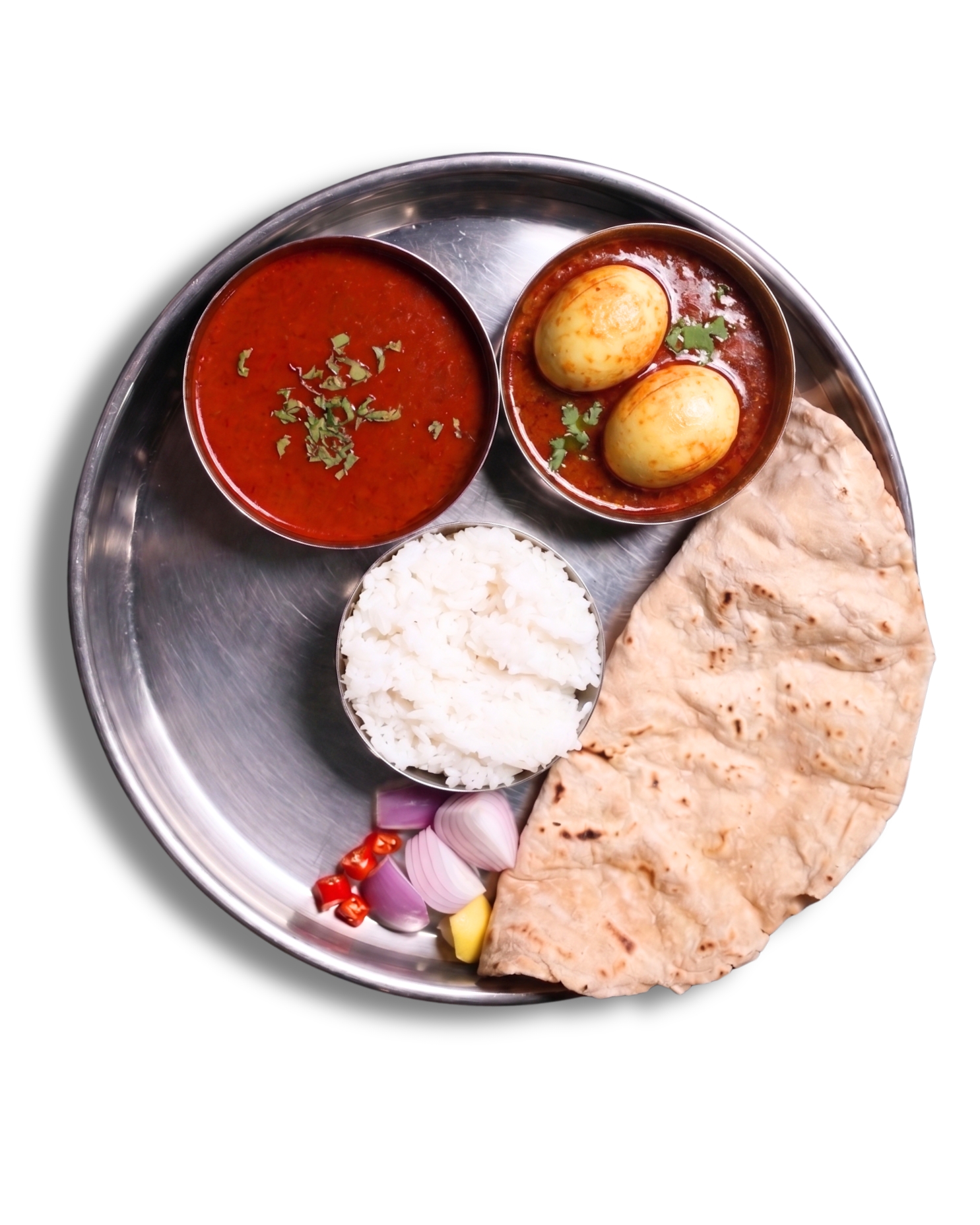 Special Egg Thali